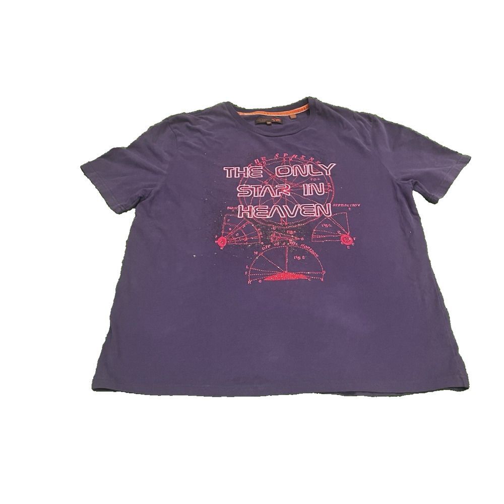 Ted Baker London The Only Star In Heaven Sun Science Embellished Shirt Mens S